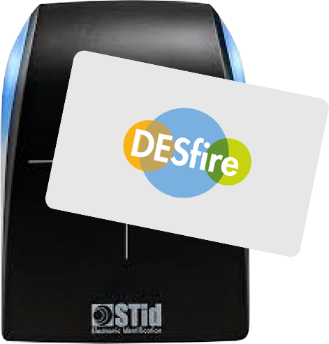 STID badge reader (DEFIRE)