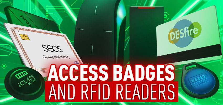 badges d'acces et lecteurs rfid