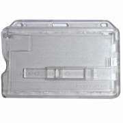 1-card horizontal sliding badge holder