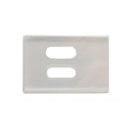 ultra flat thermoformed pvc card case