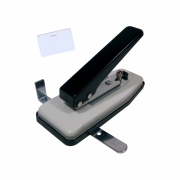 oblong hole punch with guide