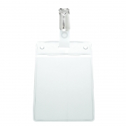 Soft badge holder-1-card-Vertical-Clip-Monte-1456501
