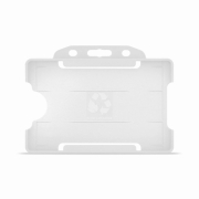 badge holder 1 card horizontal polypropylene