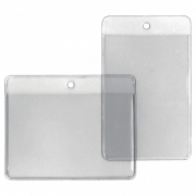 badge holder 1 card horizontal vertical 