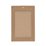 badge holder 148 x 105 A6 kraft