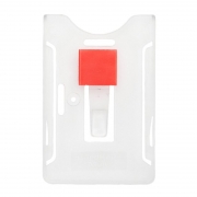 simple adhesive badge holder
